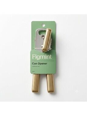 Figmint Can Opener with Gold Handles - Dishwasher Safe